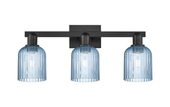 Arcadia Three Light Bath Vanity in Matte Black (405|716-3W-BK-G559-5BL)
