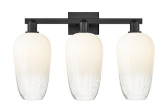 Arcadia Three Light Bath Vanity in Matte Black (405|716-3W-BK-G484-7OP)