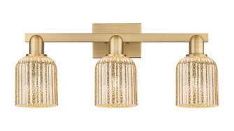 Arcadia Three Light Bath Vanity in Brushed Brass (405|716-3W-BB-G559-5ME)