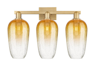 Arcadia Three Light Bath Vanity in Brushed Brass (405|716-3W-BB-G484-7AM)