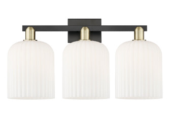 Arcadia Three Light Bath Vanity in Black Antique Brass (405|716-3W-BAB-G559-8GWH)