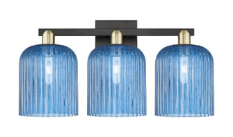 Arcadia Three Light Bath Vanity in Black Antique Brass (405|716-3W-BAB-G559-8BL)