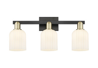 Arcadia Three Light Bath Vanity in Black Antique Brass (405|716-3W-BAB-G559-5GWH)
