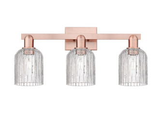 Arcadia Three Light Bath Vanity in Antique Copper (405|716-3W-AC-G559-5CL)