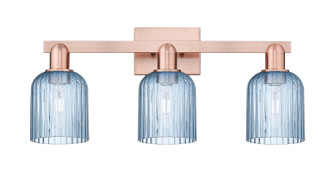 Arcadia Three Light Bath Vanity in Antique Copper (405|716-3W-AC-G559-5BL)