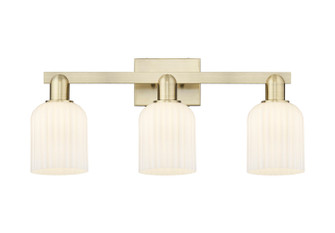 Arcadia Three Light Bath Vanity in Antique Brass (405|716-3W-AB-G559-5GWH)
