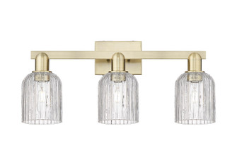 Arcadia Three Light Bath Vanity in Antique Brass (405|716-3W-AB-G559-5CL)