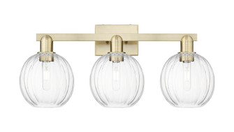 Arcadia Three Light Bath Vanity in Antique Brass (405|716-3W-AB-G458-7CL)