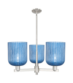Arcadia Three Light Pendant in Satin Nickel (405|716-3CR-SN-G559-8BL)