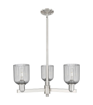 Arcadia Three Light Pendant in Satin Nickel (405|716-3CR-SN-G559-5SM)