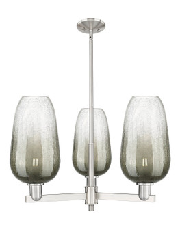 Arcadia Three Light Pendant in Satin Nickel (405|716-3CR-SN-G484-7SL)
