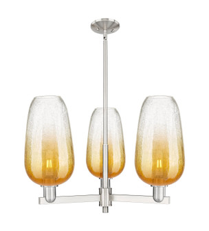 Arcadia Three Light Pendant in Satin Nickel (405|716-3CR-SN-G484-7AM)