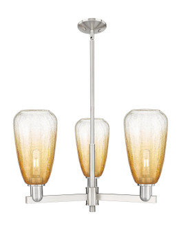 Arcadia Three Light Pendant in Satin Nickel (405|716-3CR-SN-G480-6AM)