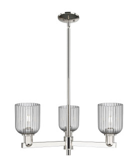 Arcadia Three Light Pendant in Polished Nickel (405|716-3CR-PN-G559-5SM)