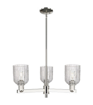 Arcadia Three Light Pendant in Polished Nickel (405|716-3CR-PN-G559-5CL)