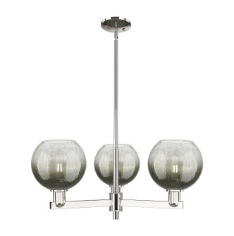 Arcadia Three Light Pendant in Polished Nickel (405|716-3CR-PN-G483-8SL)