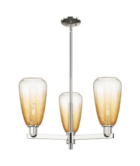 Arcadia Three Light Pendant in Polished Nickel (405|716-3CR-PN-G480-6AM)