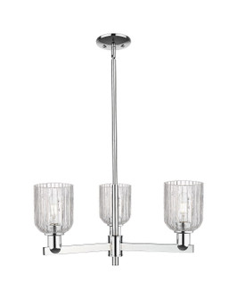 Arcadia Three Light Pendant in Polished Chrome (405|716-3CR-PC-G559-5CL)