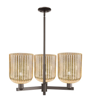Arcadia Three Light Pendant in Oil Rubbed Bronze (405|716-3CR-OB-G559-8ME)