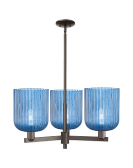 Arcadia Three Light Pendant in Oil Rubbed Bronze (405|716-3CR-OB-G559-8BL)