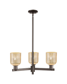 Arcadia Three Light Pendant in Oil Rubbed Bronze (405|716-3CR-OB-G559-5ME)