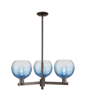 Arcadia Three Light Pendant in Oil Rubbed Bronze (405|716-3CR-OB-G483-8SB)
