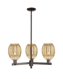 Arcadia Three Light Pendant in Oil Rubbed Bronze (405|716-3CR-OB-G459-6ME)