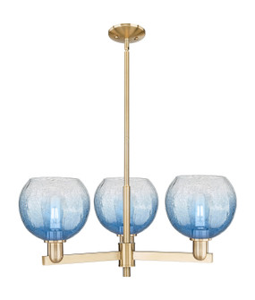 Arcadia Three Light Pendant in Champagne Bronze (405|716-3CR-CB-G483-8SB)