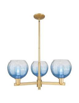 Arcadia Three Light Pendant in Brushed Brass (405|716-3CR-BB-G483-8SB)