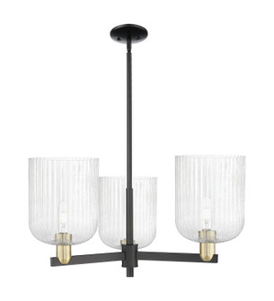 Arcadia Three Light Pendant in Black Antique Brass (405|716-3CR-BAB-G559-8SDY)