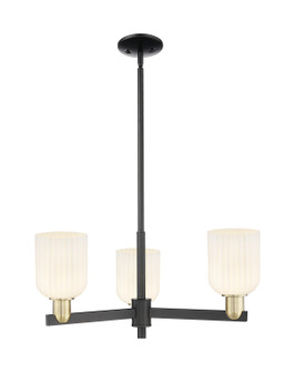 Arcadia Three Light Pendant in Black Antique Brass (405|716-3CR-BAB-G559-5GWH)