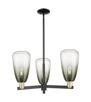 Arcadia Three Light Pendant in Black Antique Brass (405|716-3CR-BAB-G480-6SL)