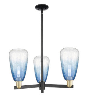 Arcadia Three Light Pendant in Black Antique Brass (405|716-3CR-BAB-G480-6SB)