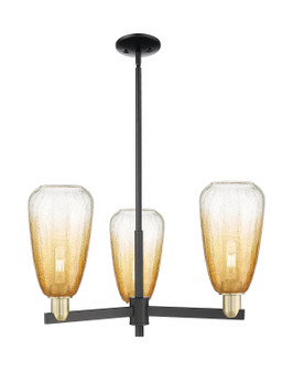 Arcadia Three Light Pendant in Black Antique Brass (405|716-3CR-BAB-G480-6AM)