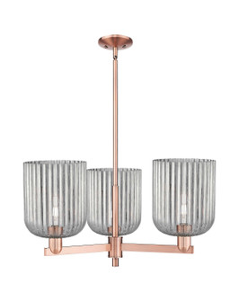 Arcadia Three Light Pendant in Antique Copper (405|716-3CR-AC-G559-8SM)