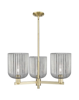 Arcadia Three Light Pendant in Antique Brass (405|716-3CR-AB-G559-8SM)