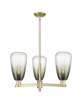 Arcadia Three Light Pendant in Antique Brass (405|716-3CR-AB-G480-6SL)