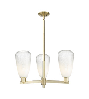 Arcadia Three Light Pendant in Antique Brass (405|716-3CR-AB-G480-6OP)