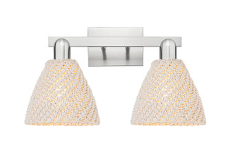 Arcadia Two Light Bath Vanity in Brushed Satin Nickel (405|716-2W-SN-NBD-75-NAT)