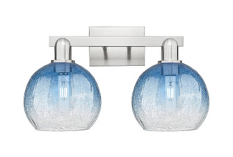 Arcadia Two Light Bath Vanity in Brushed Satin Nickel (405|716-2W-SN-G483-8SB)