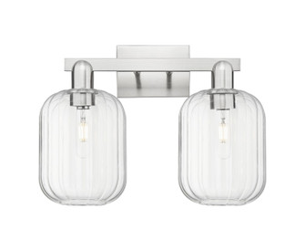 Arcadia Two Light Bath Vanity in Brushed Satin Nickel (405|716-2W-SN-G460-7CL)