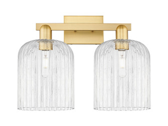 Arcadia Two Light Bath Vanity in Satin Gold (405|716-2W-SG-G559-8CL)