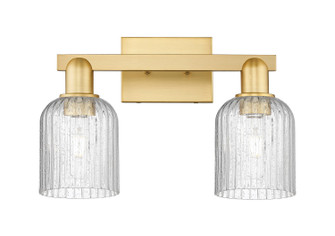 Arcadia Two Light Bath Vanity in Satin Gold (405|716-2W-SG-G559-5SDY)