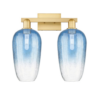 Arcadia Two Light Bath Vanity in Satin Gold (405|716-2W-SG-G484-7SB)