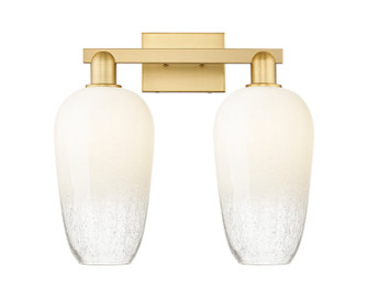 Arcadia Two Light Bath Vanity in Satin Gold (405|716-2W-SG-G484-7OP)