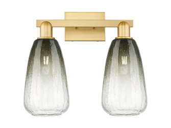 Arcadia Two Light Bath Vanity in Satin Gold (405|716-2W-SG-G480-6SL)