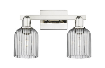 Arcadia Two Light Bath Vanity in Polished Nickel (405|716-2W-PN-G559-5SM)