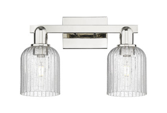 Arcadia Two Light Bath Vanity in Polished Nickel (405|716-2W-PN-G559-5SDY)