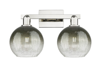 Arcadia Two Light Bath Vanity in Polished Nickel (405|716-2W-PN-G483-8SL)