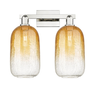 Arcadia Two Light Bath Vanity in Polished Nickel (405|716-2W-PN-G482-7AM)